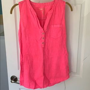 Lilly Pulitzer linen tank XXS